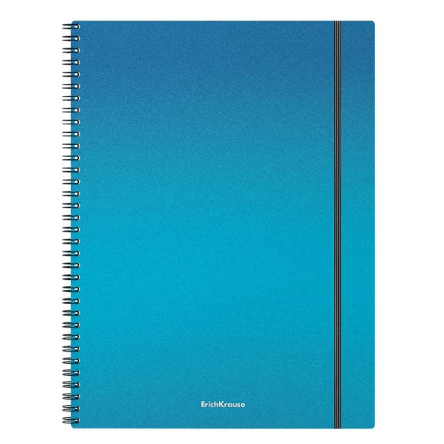 Spiralda plastik qopqoqli umumiy daftar ErichKrause Ice Metallic, assorti, A4, 80 l (50168) Xavorang