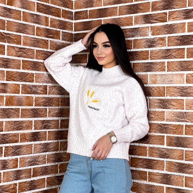 Ayollar sviteri ART S515 och pushti