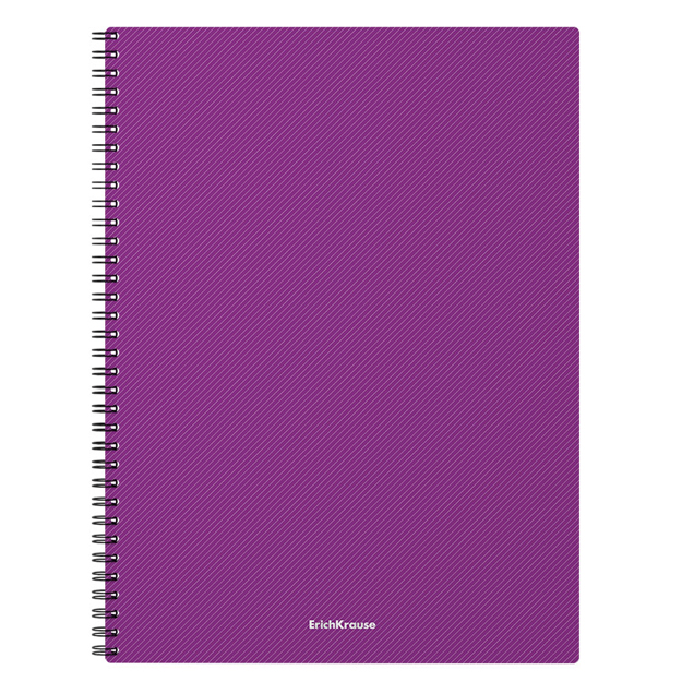 Spiralli plastik qopqoqli umumiy daftar ErichKrause Glance Vivid, assorti, A4, 80 l (53144) Pushti