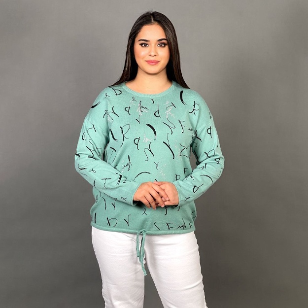 Ayollar kiyimi 8892 Yalpiz rang