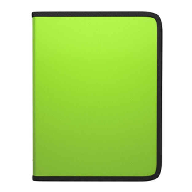 Plastik zip papka ErichKrause A4+ (43033) yashil