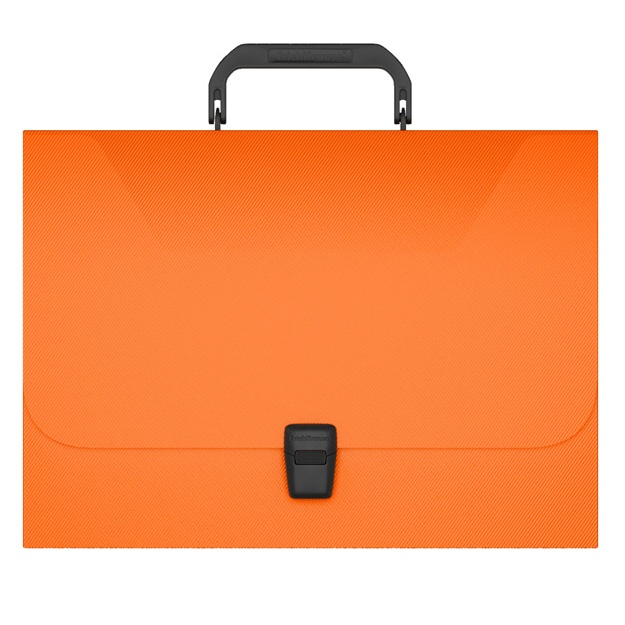 ErichKrause Glance Neon plastik portfeli, A4 (47252) apelsin rang