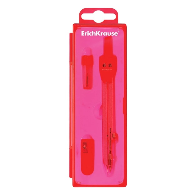 Tsirkul ErichKrause School 135mm 3 element (31527) Qizil