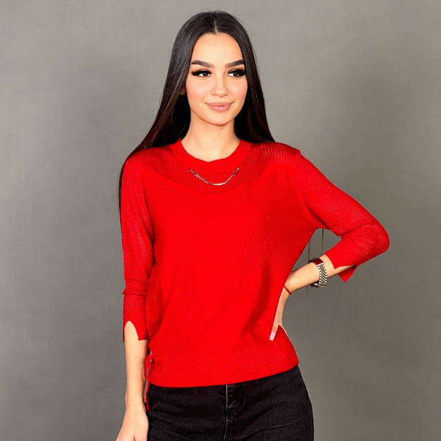 Ayollar sviteri ART 2978 qizil