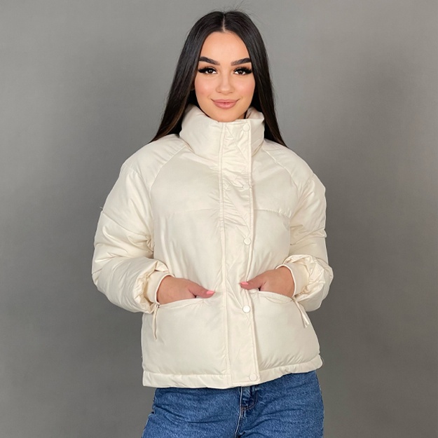 Ayollar kurtkasi ART 2309 Oq XXL