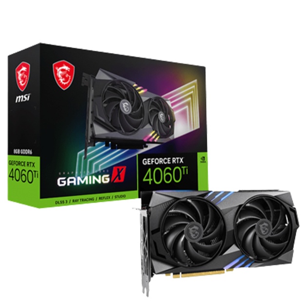 Videokarta MSI 8GB GeForce RTX4060Ti GAMING X