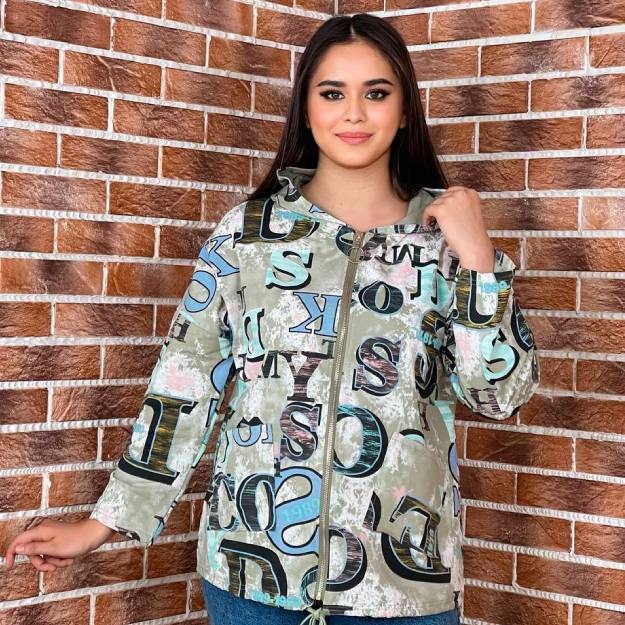 Ayollar uchun vetrovka ART 8318 xaki 62