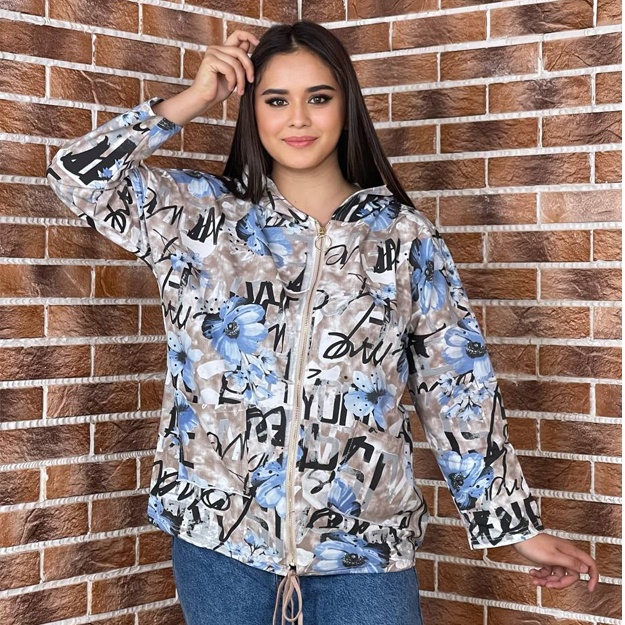 Ayollar uchun vetrovka ART 8319 Kulrang 62