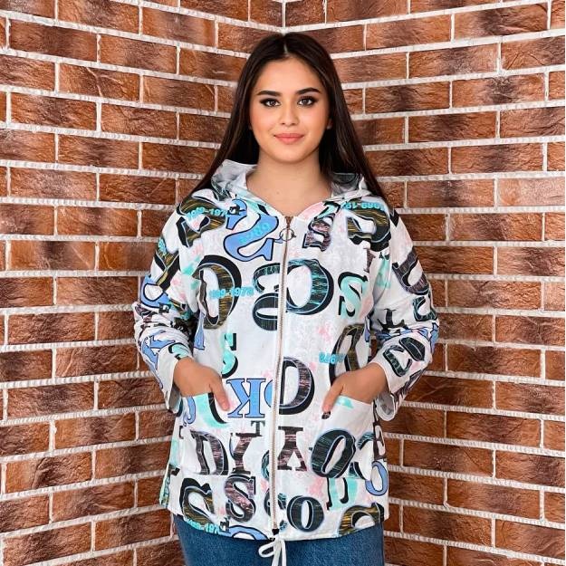Ayollar uchun vetrovka ART 8318 Oq 58