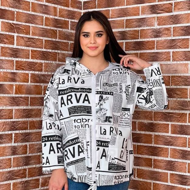 Ayollar uchun vetrovka ART 8316 Oq 60