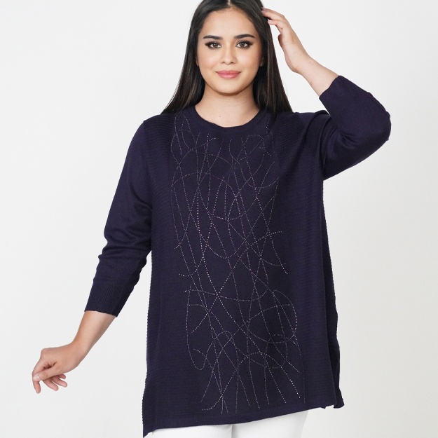 Ayollar Tunikasi ART 9-8911 binafsha rang 60