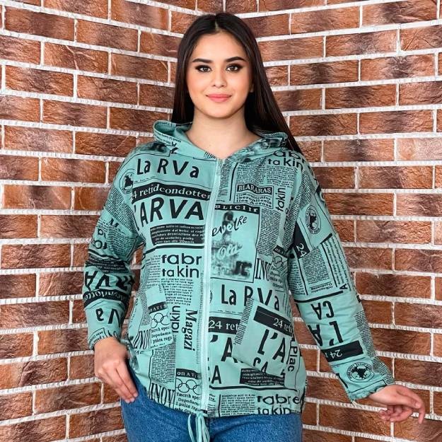Ayollar uchun vetrovka ART 8316 mentol rang 62