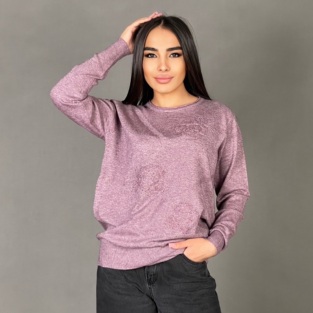 Ayollar jemperi ART 6302 binafsha rang