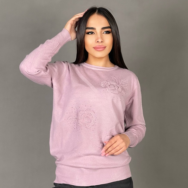 Ayollar jemperi ART 6302 pushti