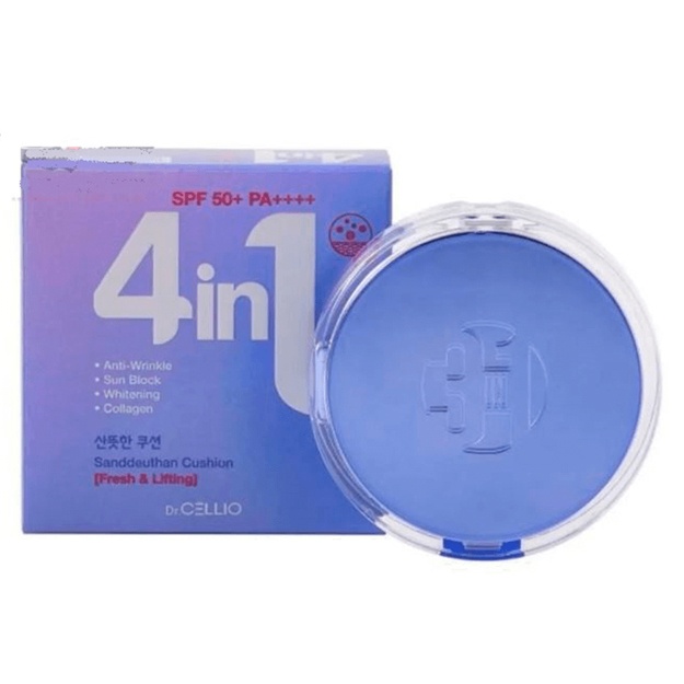 Yuz uchun yostiq 4 IN 1 Cushion SPF50/PA++++ 13G (DR.CELLIO) COLLAGEN/SANDEUTHAN №21