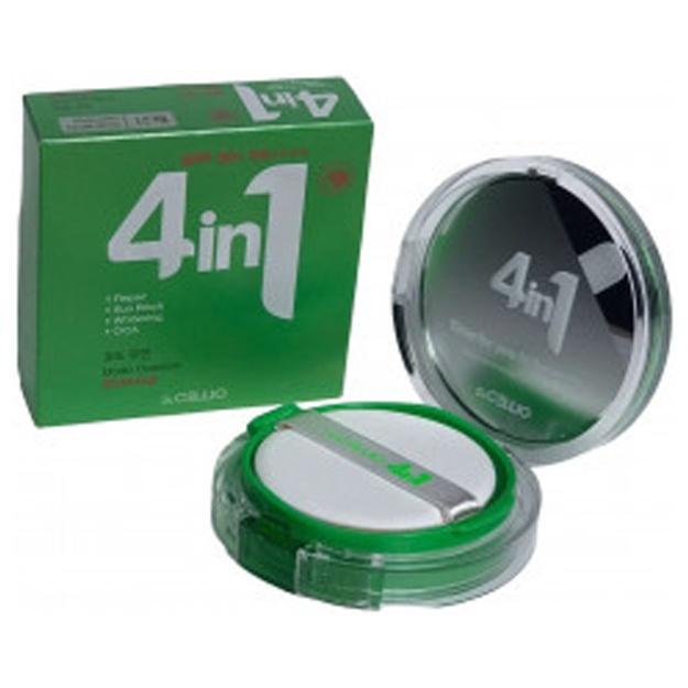 Yuz uchun yostiq 4 IN 1 Cushion SPF50/PA++++ 13G (DR.CELLIO) CICA/DODO №21