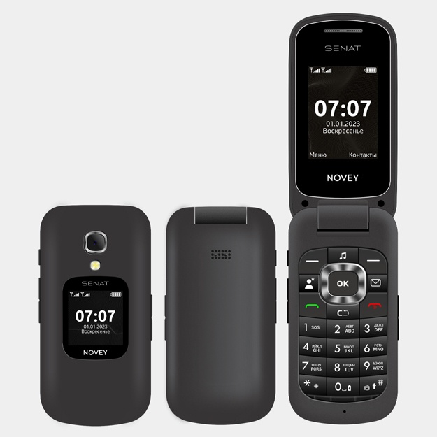 Мобильный телефон NOVEY Senat, SG1 GSM Черный