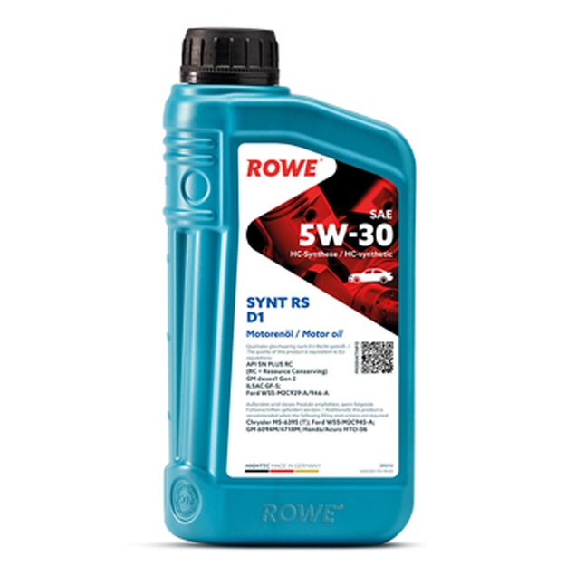 Motor moyi Hightec Synt Rs D1 Sae 5w-30 Api Sp 1 l