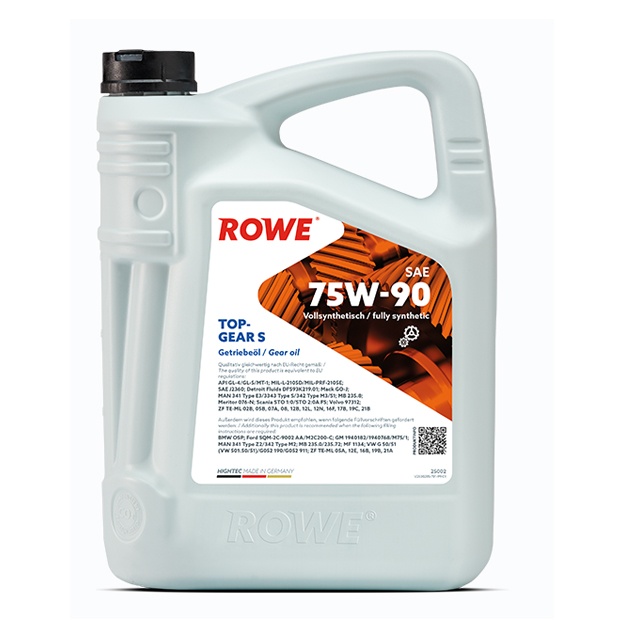 Dvigatel moyi Hightec Topgear Fe Sae 75w-90 S Api Gl-4/-5 5 l