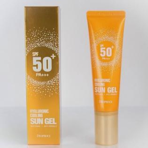 Освежающий солнцезащитный крем Deoproce Hyaluronic Cooling Sun Gel, 50гр