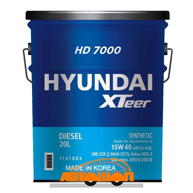 Motor moyi XTeer HD 7000 15W40 200l