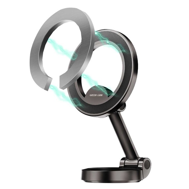 Avtomobil telefon ushlagichi Green Lion Maghold 360 Black