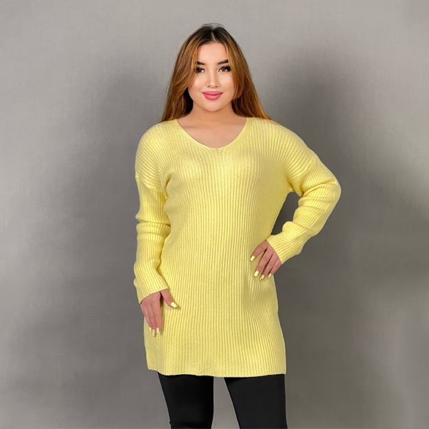 Ayollar kiyimi tunika 815 limon rangi