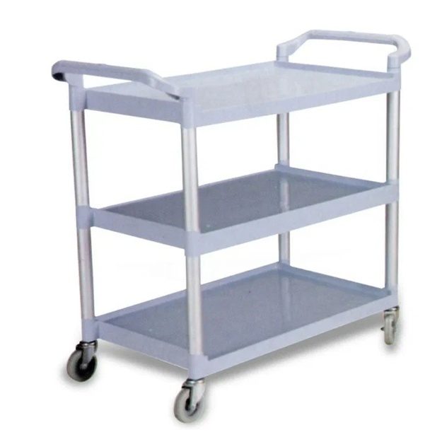 Oddiy dizayn olinadigan Rolling metall Trolley 3 g‘ildirak
