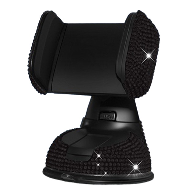 Avtomobil telefon ushlagichi Car Phone Holder with 2 Hooks Qora