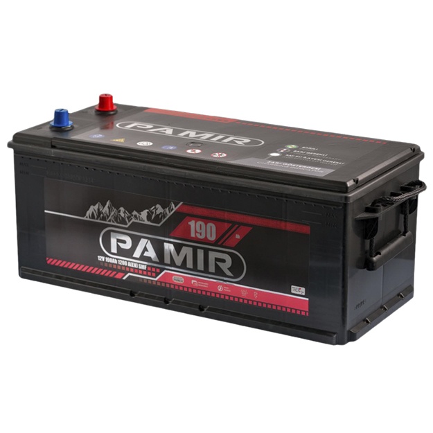 Avtomobil akkumulyatori Pamir 190Ah 1200A 12V SMF Howo
