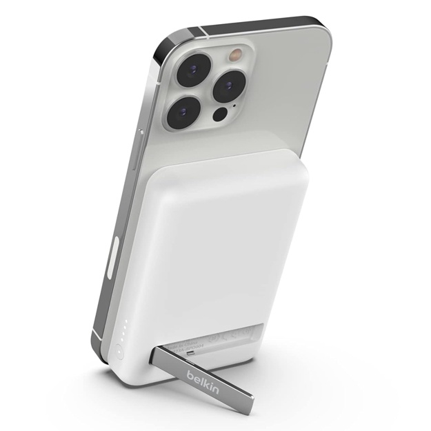 Portativ zaryadlovchi Belkin MagSafe Wireless 5000mAh Oq
