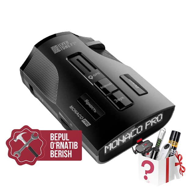 Radar detektor SilverStone F1 Monaco Pro Laser Edetion
