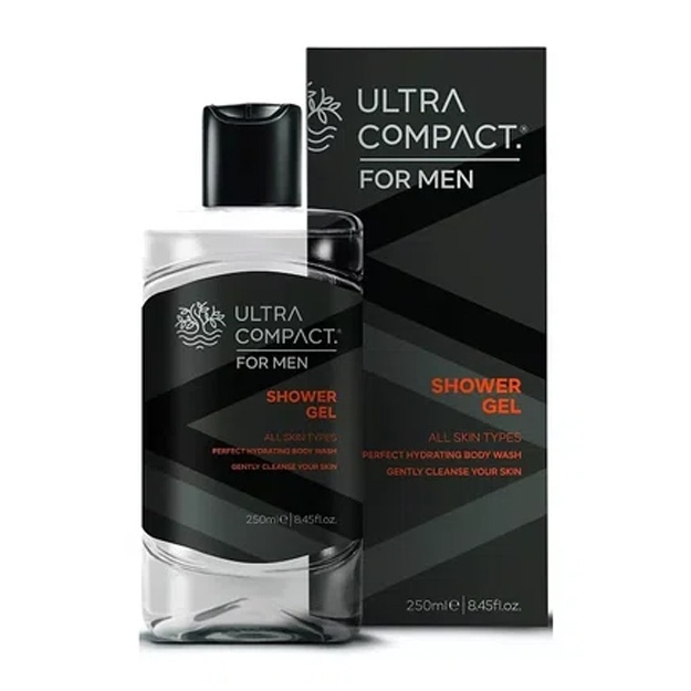 Мужской гель для душа Ultra Compact "Увлажняющий", 250 мл