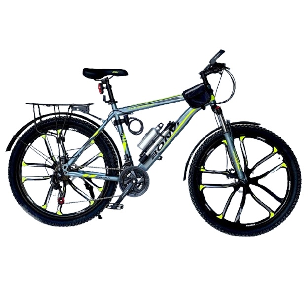 Velosiped 26 BONVI 3.0 Sakadiska Bagajli  VL-4990 26'' kulrang-sariq