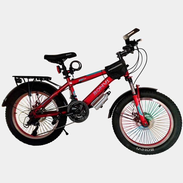 Velosiped 20 Bonvi, tog ʼ, 72 spiker BONVI VL-4949 qizil