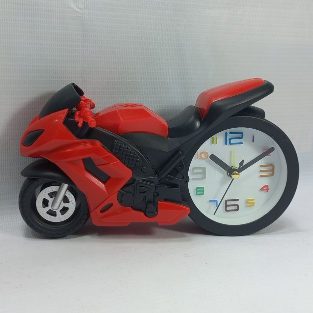 Bolalar stol soati mototsikl 1055 Qizil