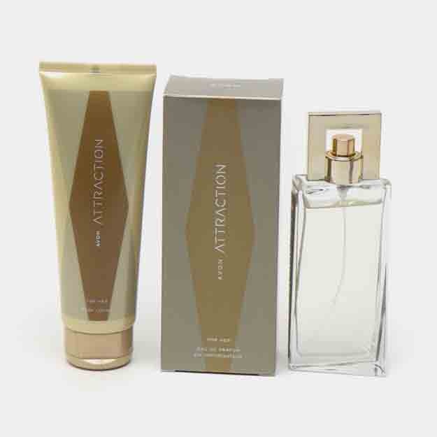 Ayollar uchun parfyumeriya to‘plami AVON Attraksiyon, 125 + 50 ml