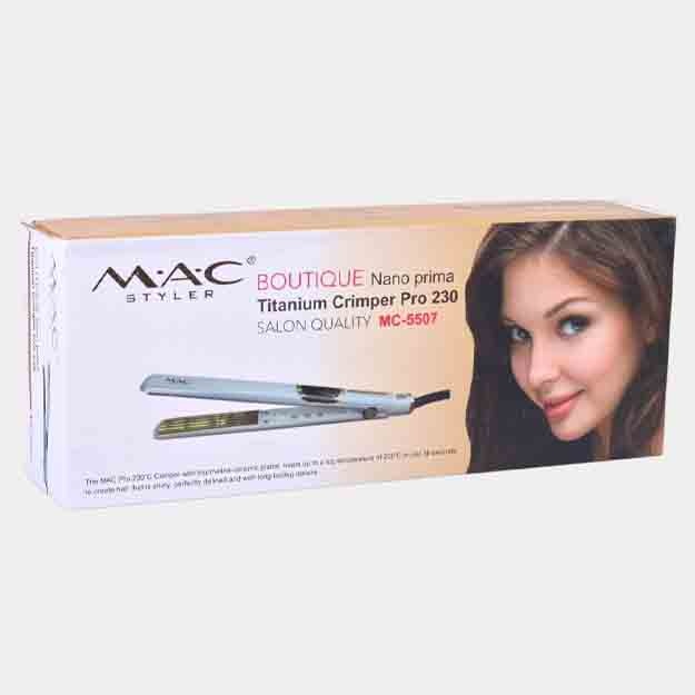 Gofrirovka qilingan sochlar uchun dazmol, professional, MAS Styler MS-5507