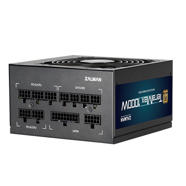Quvvat bloki Zalman TeraMax 1000-TMX (1000W), 100-240VAC, 90%, 80+ Gold