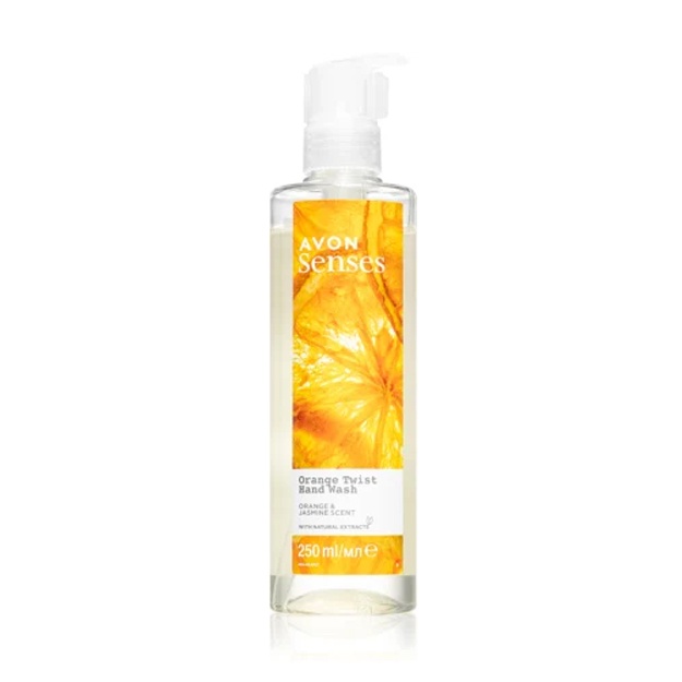 Qo‘l uchun suyuq sovun Avon Senses Apelsinoviy tvist 250ml