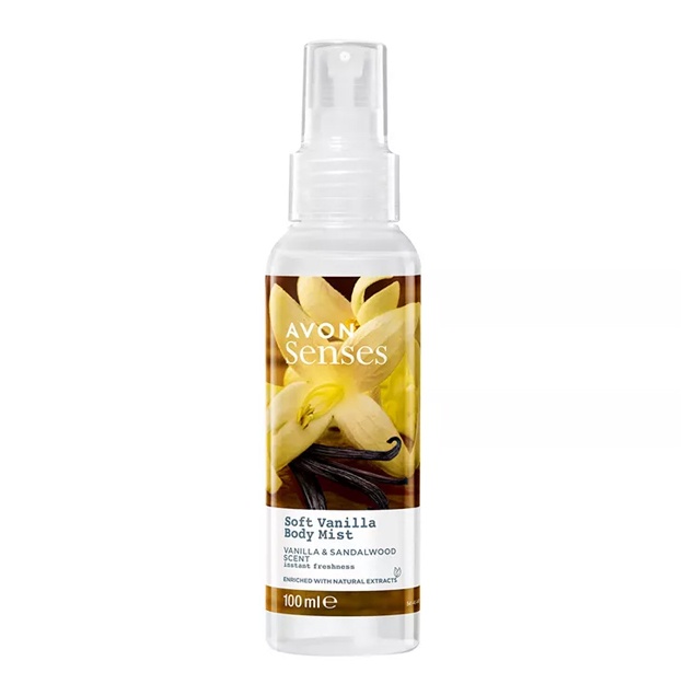 Tana loson-spreyi Avon Senses Nejnaya vanil 100ml