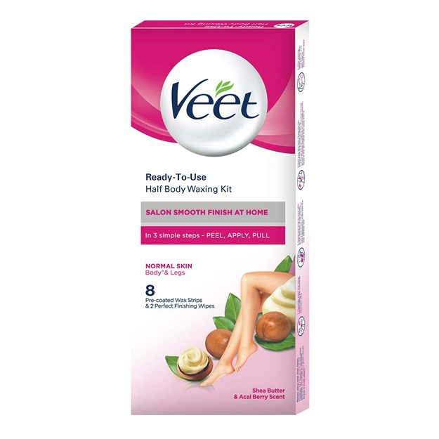 Oddiy teri uchun Veet Instant Vaxing Kit - 8 ta chiziq