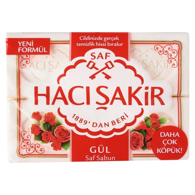 Мыло Haci Sakir Rose 150 GX 4 шт.