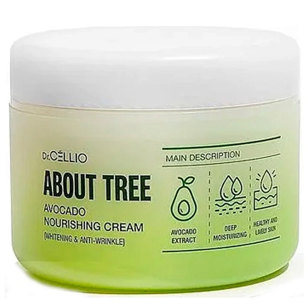 Oziqlantiruvchi yuz kremi Dr.CELLIO About Tree Avocado Nourishing Cream Whitening & Anti-Wrinkle