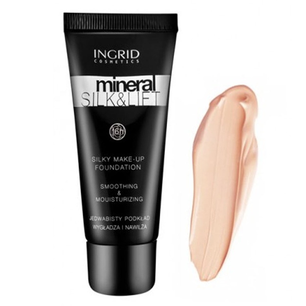 Namlantiruvchi va silliqlashtiruvchi tonal krem Ingrid Mineral Silk & Lift 30ml 29 Porcelain