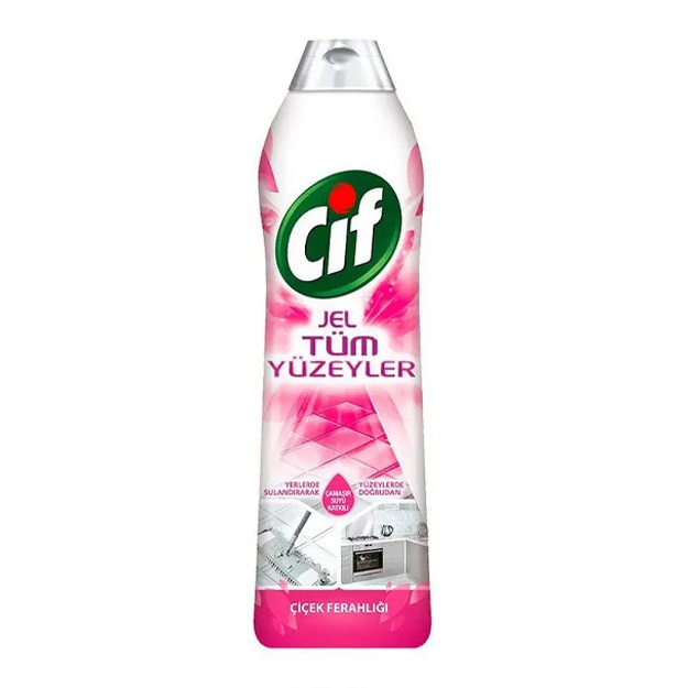 Universal tozalash jeli Cif barcha yuzalar uchun guldasta 750 ml