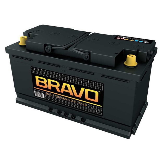 Автомобильный аккумулятор Bravo 90Ah 760A 12 V