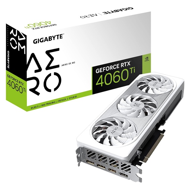 Videokarta Gigabyte GeForce RTX 4060 Ti AERO OC 8G WINDFORCE 8 GB 128 bit GDDR6 From UAE