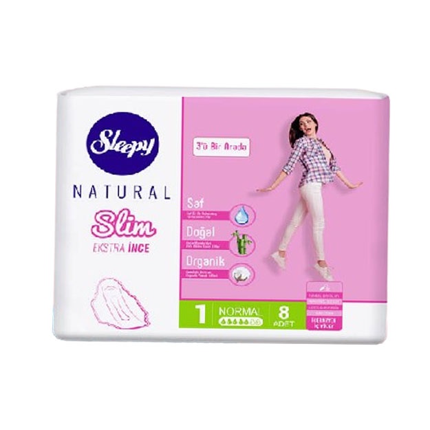 SLEEPY Женские прокладки "SLIM" (Normal) №1 (8шт)