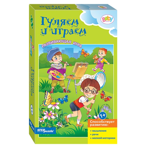 Развивающая игра "Гуляем и играем" Step Puzzle 76181